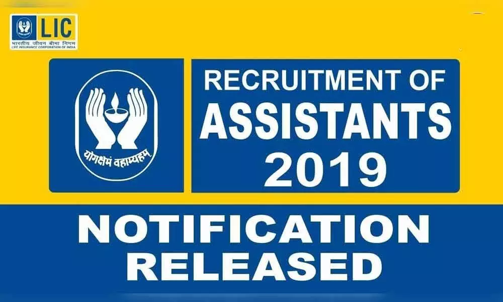 LIC Assistant Notification 2019: Released over 8000 vacancies, apply at licindia.in