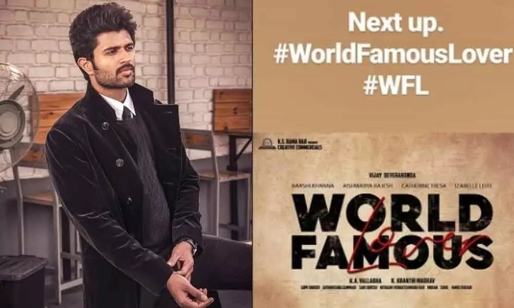 Vijay Deverakonda in and as Worlds Famous Lover