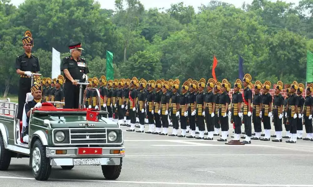 Attestation parade held for 172 recruits of Corps of Electronics and Mechanical Engineers