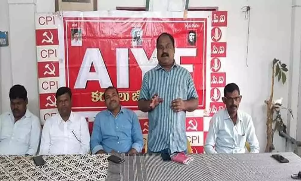 AIYF calls for Chalo Vijayawada protest on Sept 28