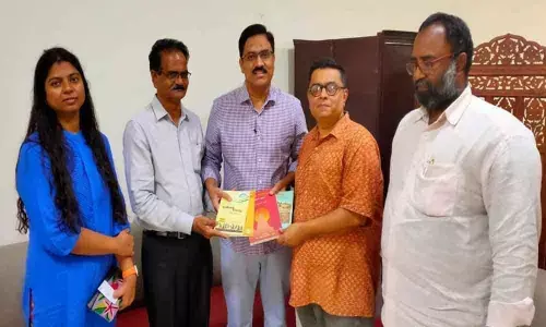 CCVA chief visits National Institute of Design