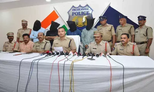 Police bust granite transport gang, 4 held in Ongole