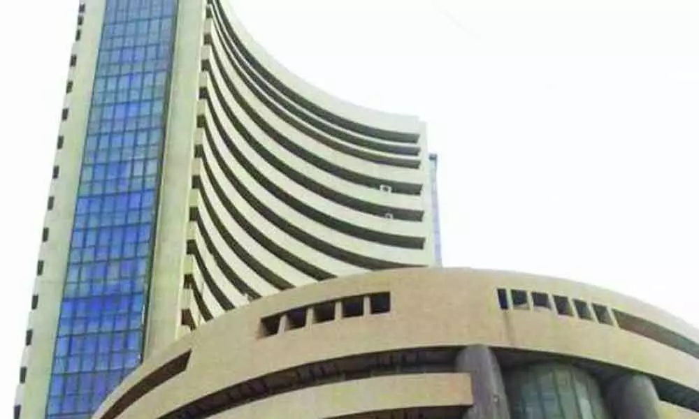 Equity indices open on negative note, Sensex down 330 points