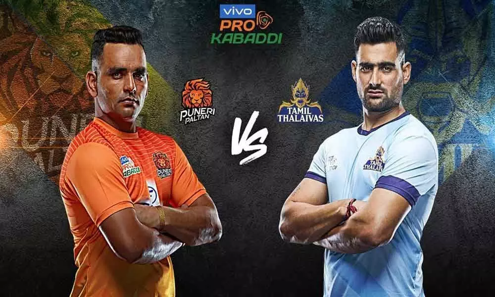 Pro Kabaddi 2019 Live Score: Puneri Paltan vs Tamil Thalaivas in Pune