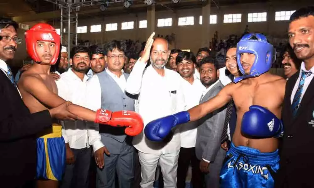 National-level kickboxing tourney begins in Karimnagar