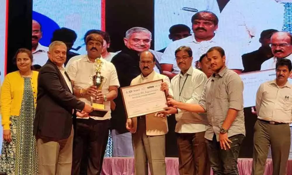 Hyderabad: Recycling Championship award to GITAM