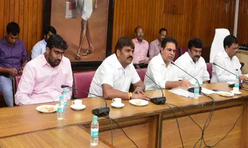 KTR, Talasani Srinivas Yadav hold meet on civic issues