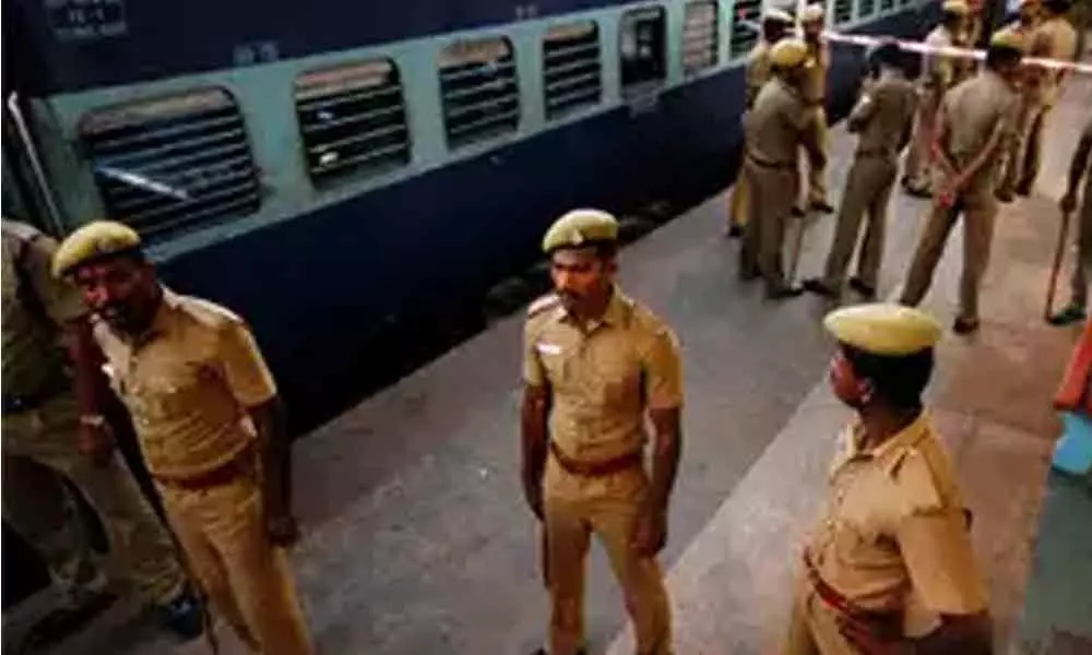Security tightened and checkings intensified at three Railway stations in Hyderabad on alerts of IB