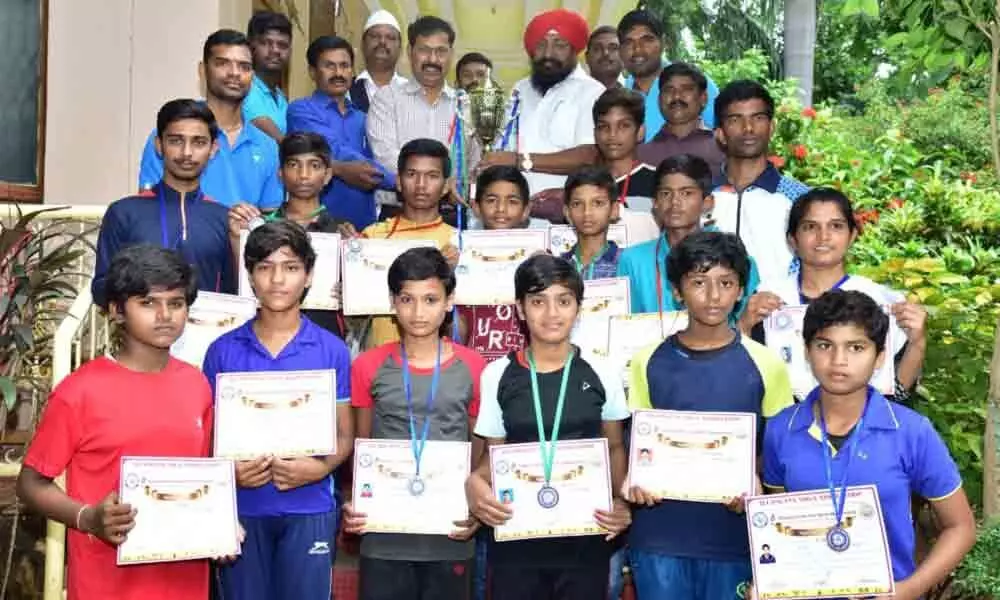 Karimnagar District yoga team bags overall championship