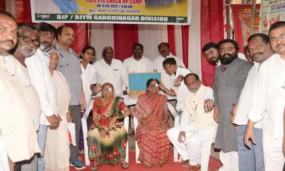 BJPs Seva Saptah: Free eye camp organised