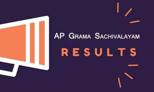 AP grama sachivalayam 2019 results released