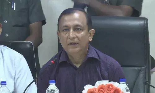 Home Minister Mohammed Mahmood Ali, DGP Mahendar reet Home Secretary on his birthday