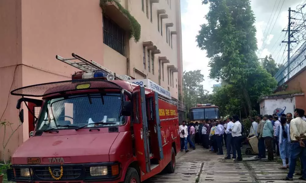 Cuttack: Fire breaks out in BSNL office, no casualties reported