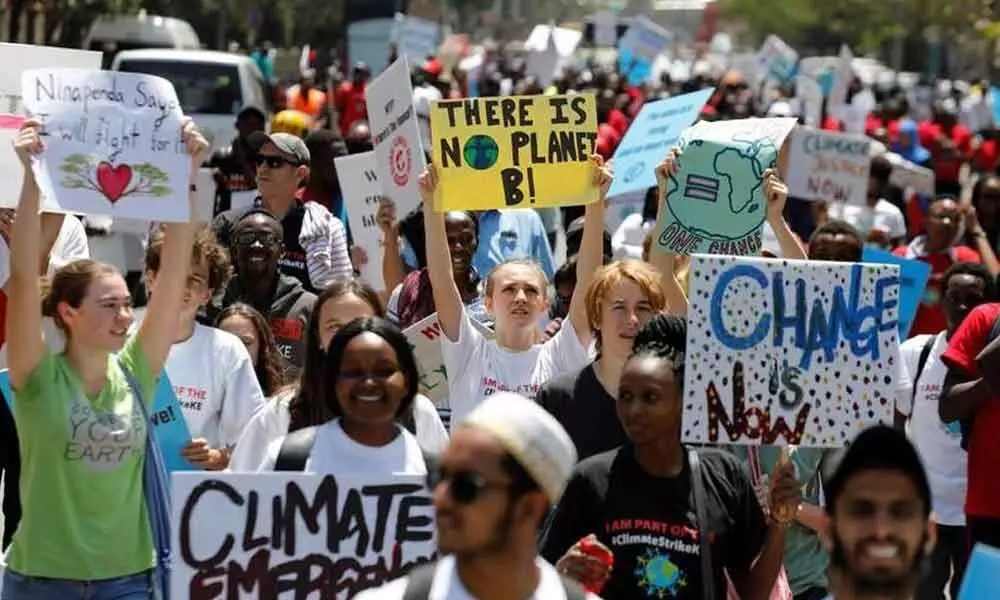 Striking students tell world leaders do your jobs on climate