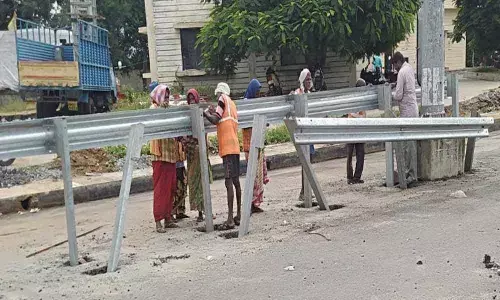 Halted NH 44 works resume at Ramaiahpalli