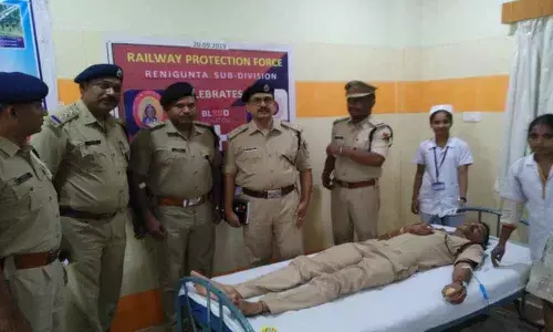 RPF conducts blood donation camp in Tirupati