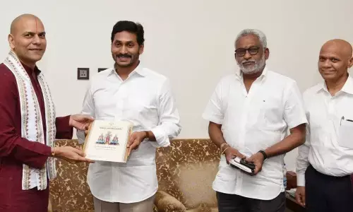 TTD Chairman, EO meet CM Jagan