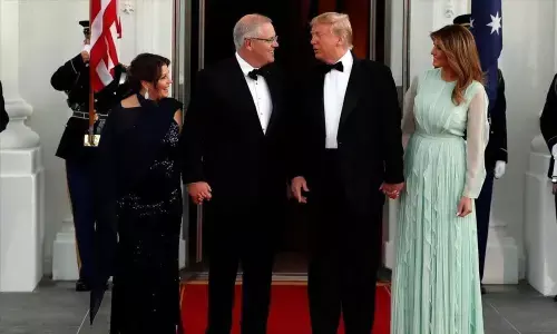Donald Trump hosts Australian PM to a lavish dinner at the White House