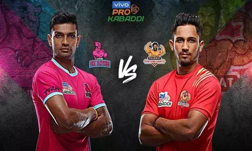 Pro Kabaddi 2019 Live Score: Jaipur Pink Panthers VS Gujarat Fortunegiants