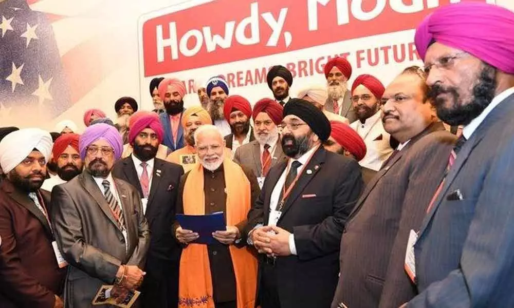 Thank you PM for Kartarpur: Sikh community in Houston meets Tiger Modi