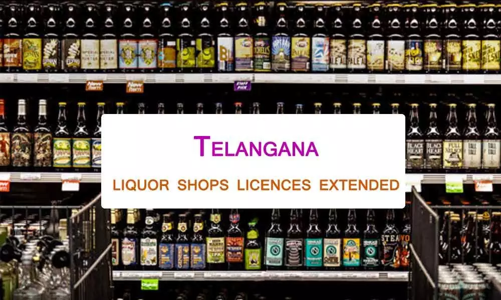 Liquor shops licence extended by one month in Telangana