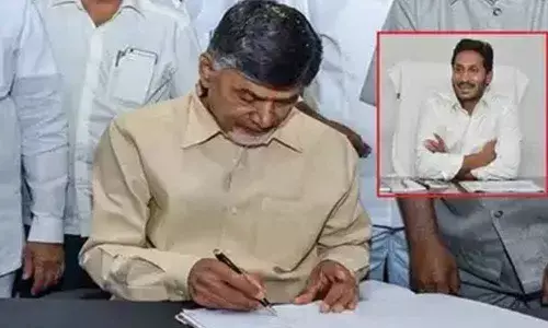 Chandrababu Naidu writes letter to CM YS Jagan to cancel village secretariat exams