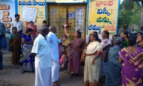 Governors intervention sought to shift wine shop in Vijayawada