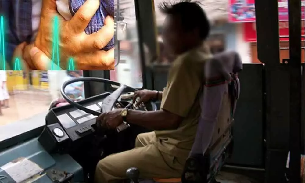Bus driver dies of heart attack, saves passengers life