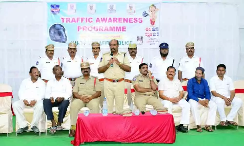 Traffic awareness camp held in Nirmal