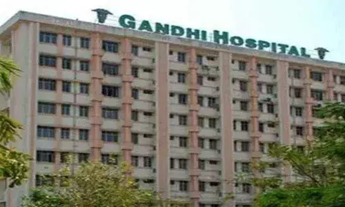 Large number of police personnel deployed at Gandhi hospital mortuary