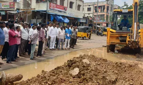 Corporator Ragam Nagender Yadav oversees relief works