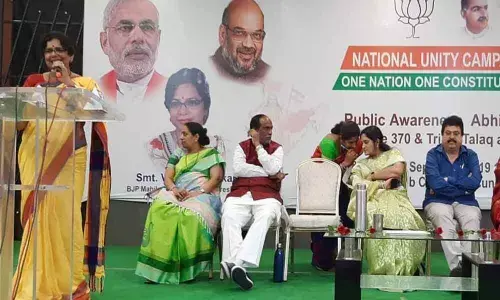 BJP conducts drive on Triple Talaq, Art 370