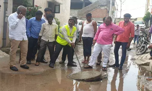 Corporator Dodla Venkatesh Goud assures new drainage lines