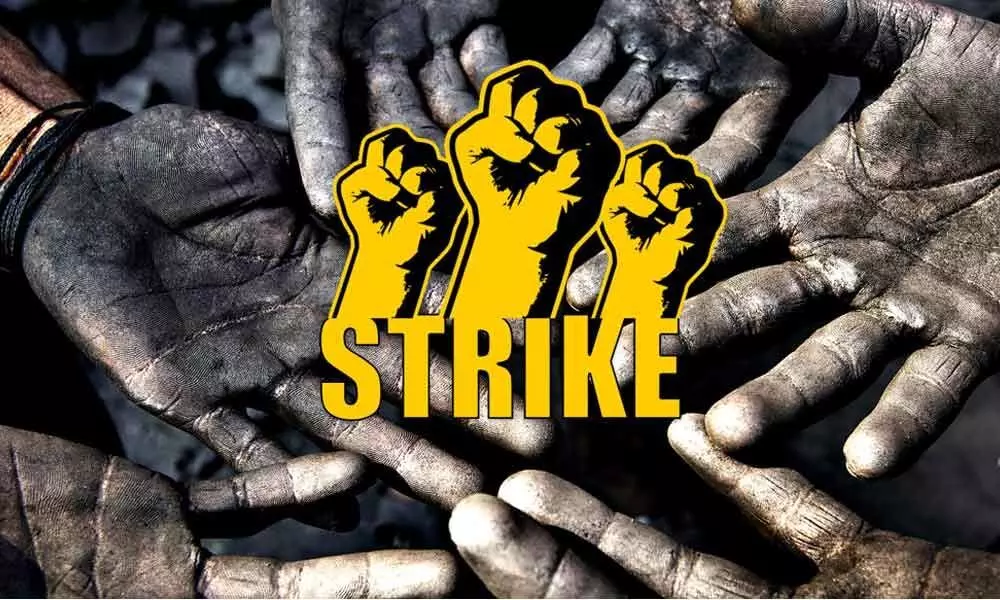 Singareni Employees Strike Effect: Production Of Coal Stalled