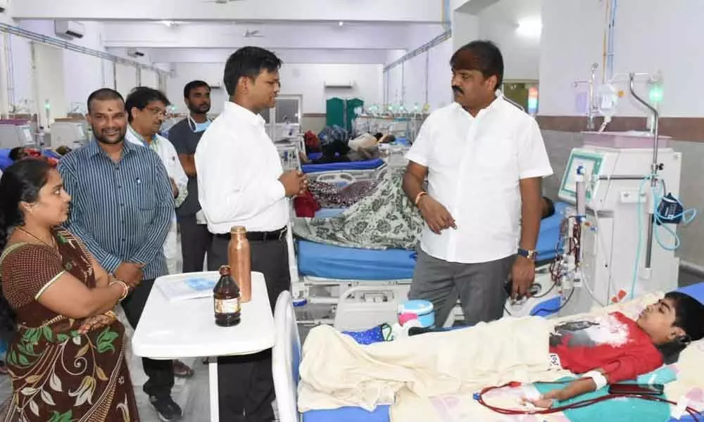 Bonthu Ram Mohan visits NIMS, checks cleanliness
