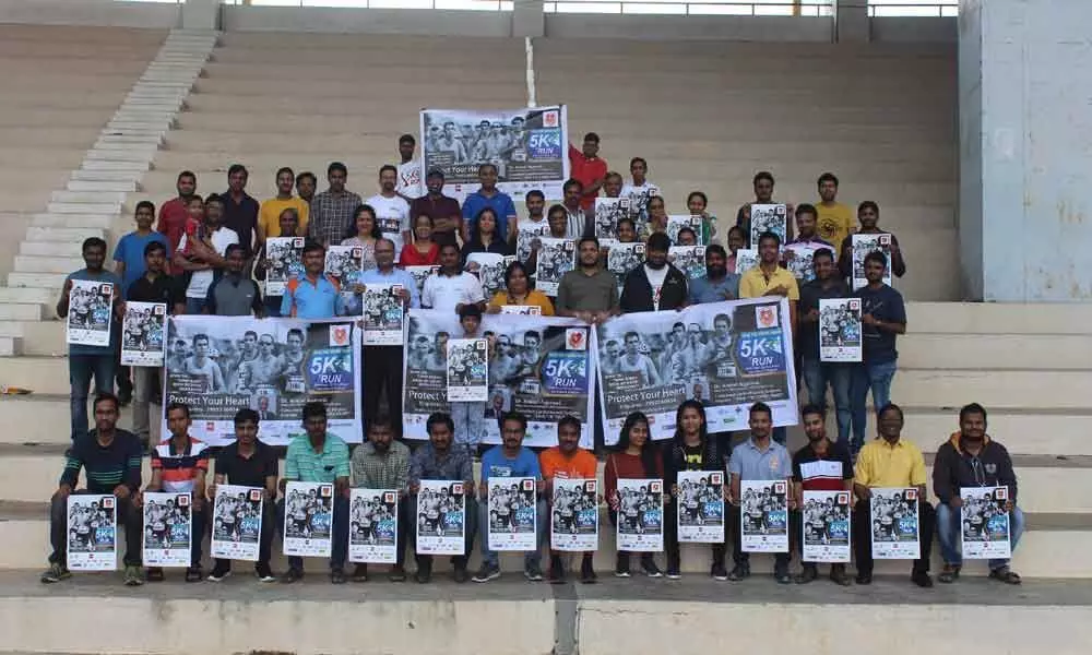 Save the Young Heart 5K Run poster unveiled at Gachibowli