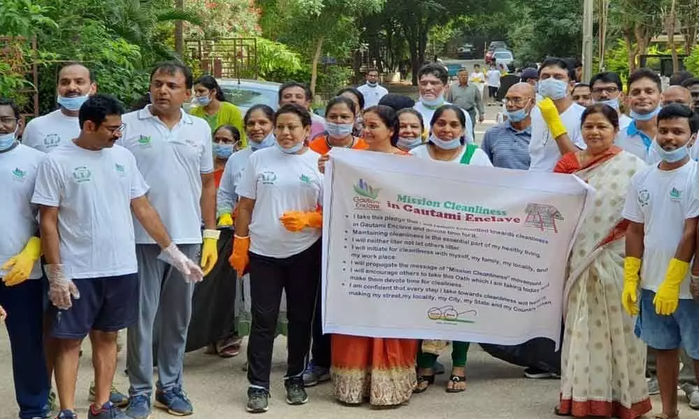 Mission Cleanliness drive by residents