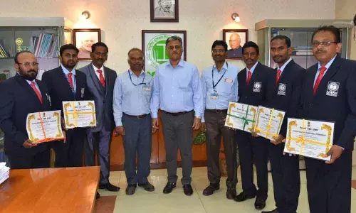 VSP staff bag Viswakarma Rashtriya Puraskar in Visakhapatnam