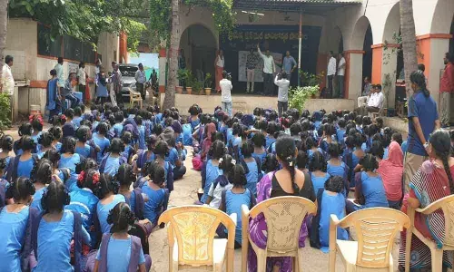 VPT hosts Swachhta Pakwada at Queen Mary Girls High School