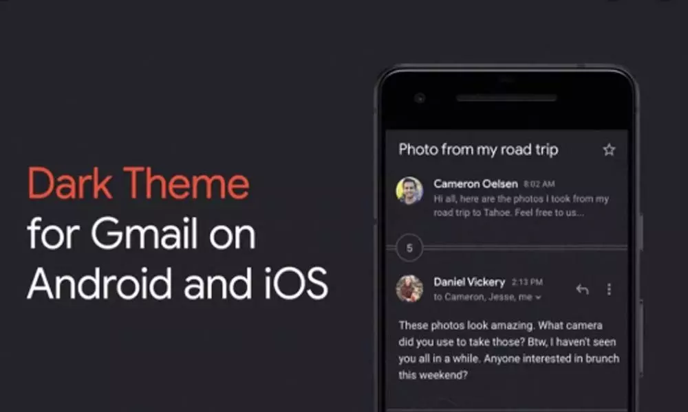 Google Rolls out Dark Mode for Gmail on Android and iOS Phones