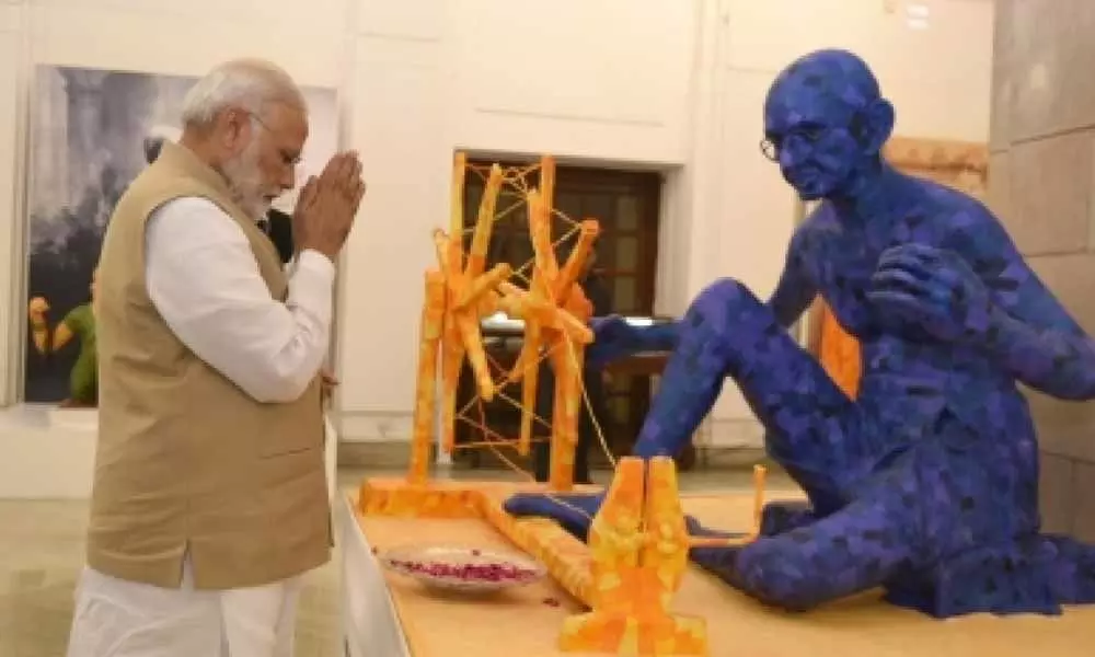 Mahatma Gandhi extended the essence of Democracy beyond elections: PM Modi