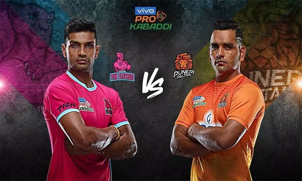 Pro Kabaddi 2019 Live Score: Jaipur Pink Panthers vs Puneri Paltan
