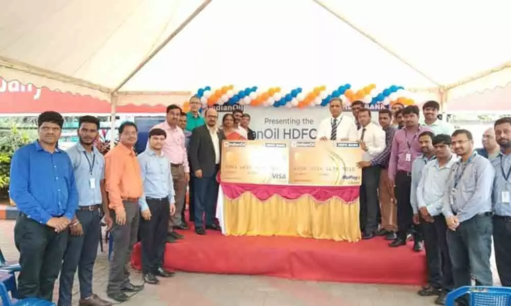 HDFC Bank, Indian Oil launch co-branded fuel credit card in Visakhapatnam