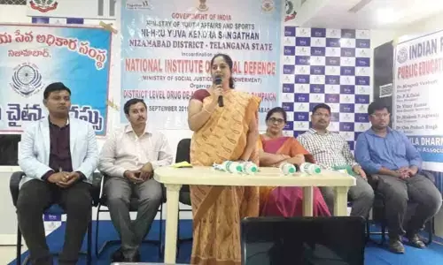 Nizamabad: Drug addiction hampers career growth