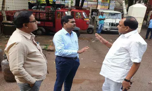 Three gas godowns seized at Serilingampally