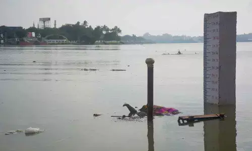 Hussain Sagar level rising