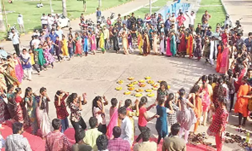 Bahujana Bathukamma festival celebrated