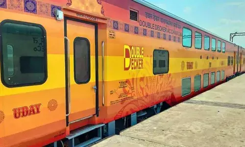 Visakha to Vijayawada Uday Double Decker Express Train Launched