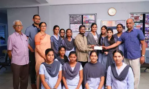 Sharada College donates for Kaveri cause