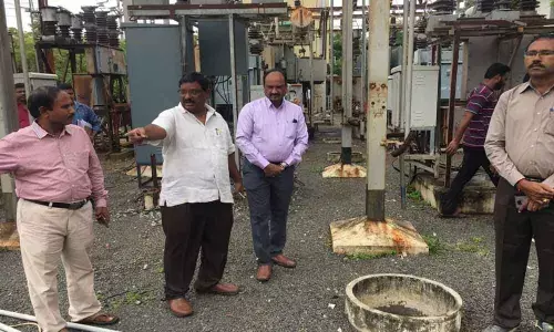 Chief engineer inspects Guntur sub-station